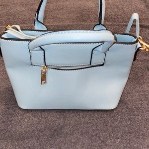 Baby blue small handbag